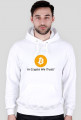 Bluza męska z kapturem - In Crypto We Trust! Bitcoin