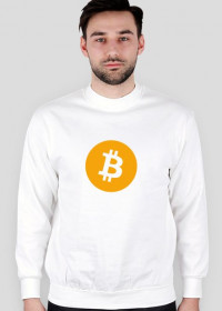 Bluza męska bez kaptura - Bitcoin Crypto