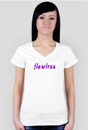 Flawless - koszulka damska biała