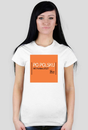 Nie panimajesz ORANGE/ t-shirt slim
