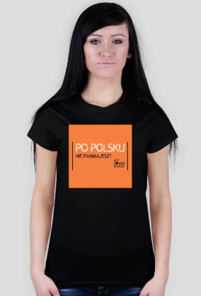 Nie panimajesz ORANGE/ t-shirt slim