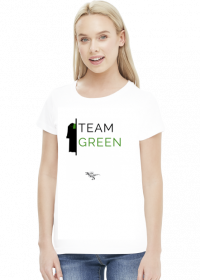 TEAM GREEN- T-shirt damski - LexRex