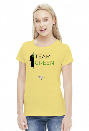 TEAM GREEN- T-shirt damski - LexRex