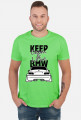 M3 E46 - Keep Calm and Love BMW (koszulka męska) ciemna grafika