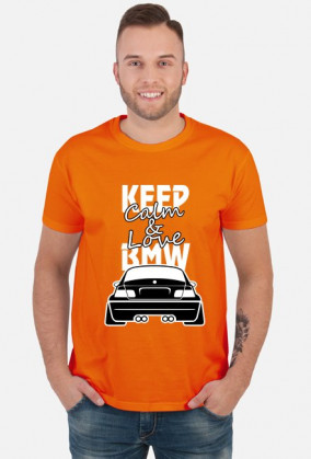 M3 E46 - Keep Calm and Love BMW (koszulka męska) jasna grafika