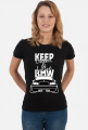 M3 E46 - Keep Calm and Love BMW (bluzka damska) jasna grafika