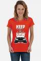 M3 E46 - Keep Calm and Love BMW (bluzka damska) jasna grafika