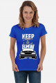 M3 E46 - Keep Calm and Love BMW (bluzka damska) jasna grafika