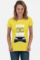 M3 E46 - Keep Calm and Love BMW (bluzka damska) jasna grafika