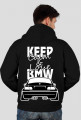 M3 E46 - Keep Calm and Love BMW (bluza męska rozpinana kapturowa) jasna grafika