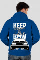 M3 E46 - Keep Calm and Love BMW (bluza męska rozpinana kapturowa) jasna grafika
