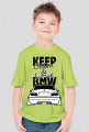M3 E46 - Keep Calm and Love BMW (koszulka chłopięca) ciemna grafika