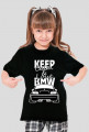 M3 E46 - Keep Calm and Love BMW (koszulka dziewczęca) jasna grafika