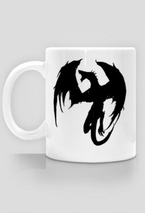 Kubek z logiem książki Smocza Krew