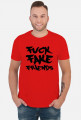 FFF - Fuck Fake Friends (koszulka męska) ciemna grafika