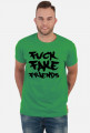 FFF - Fuck Fake Friends (koszulka męska) ciemna grafika