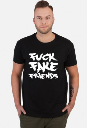 FFF - Fuck Fake Friends (koszulka męska) jasna grafika