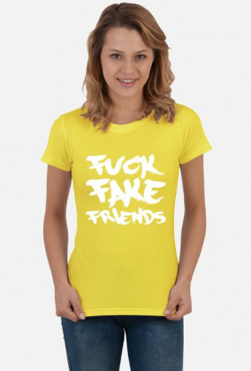FFF - Fuck Fake Friends (bluzka damska) jasna grafika