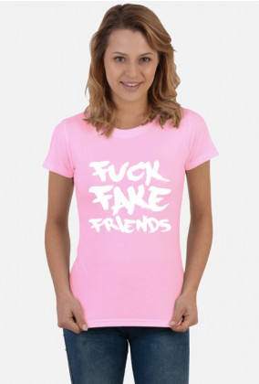 FFF - Fuck Fake Friends (bluzka damska) jasna grafika