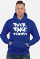 FFF - Fuck Fake Friends (bluza męska kapturowa) jasna grafika