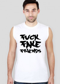 FFF - Fuck Fake Friends (bezrękawnik męski) ciemna grafika