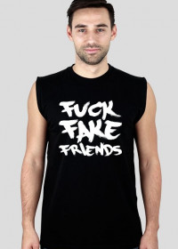 FFF - Fuck Fake Friends (bezrękawnik męski) jasna grafika