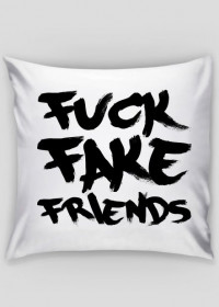 FFF - Fuck Fake Friends (poszewka) ciemna grafika