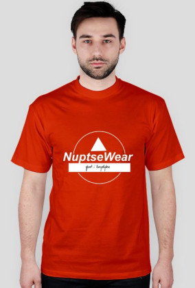 NuptseWera - koszulka z oryginalnym logo oraz małym logo na plecach