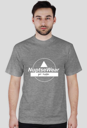 NuptseWera - koszulka z oryginalnym logo oraz małym logo na plecach