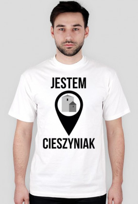 JESTEM CIESZYNIAK / czarny napis /