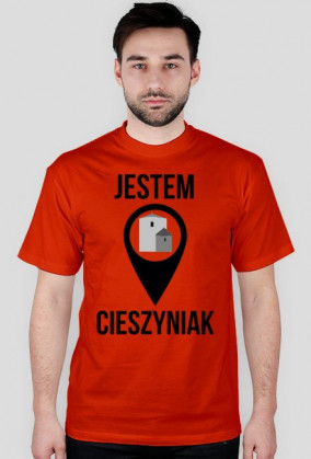 JESTEM CIESZYNIAK / czarny napis /