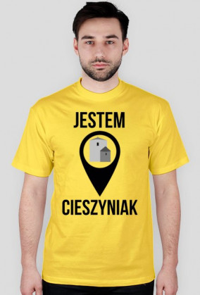 JESTEM CIESZYNIAK / czarny napis /