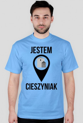 JESTEM CIESZYNIAK / czarny napis /