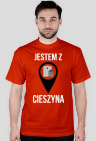 JESTEM Z CIESZYNA / biały napis /