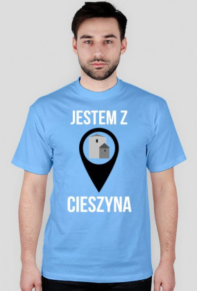 JESTEM Z CIESZYNA / biały napis /