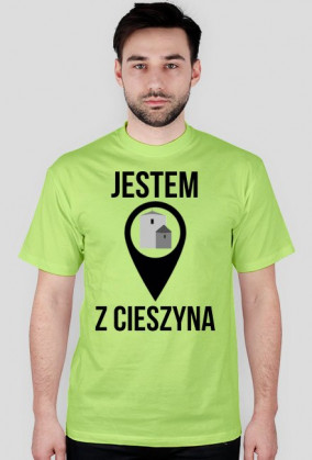 JESTEM Z CIESZYNA 2 / czarny napis /