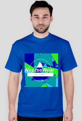 Nuptsewear- koszulka z oryginalnym logo i małym logo na plecach