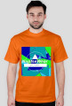 Nuptsewear- koszulka z oryginalnym logo i małym logo na plecach