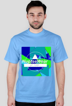 Nuptsewear- koszulka z oryginalnym logo i małym logo na plecach