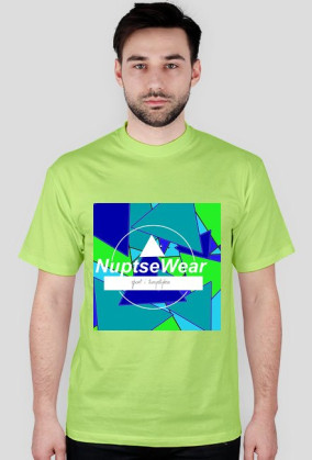 Nuptsewear- koszulka z oryginalnym logo i małym logo na plecach