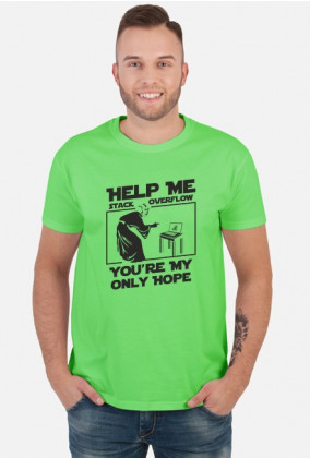 Koszulka męska - Help me stack overflow