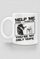 Kubek, praktyczny i śmieszny prezent dla informatyka programisty - Help me stack overflow