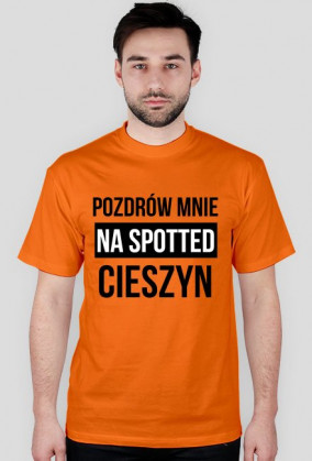 POZDRÓW MNIE / czarny napis /