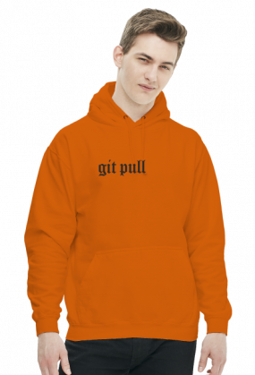 Bluza męska prezent dla informatyka programisty na mikołajki pod choinkę, na urodziny  - Git Pull