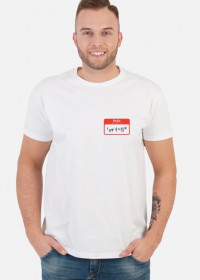 koszulka męska prezent dla informatyka programisty na mikołajki pod choinkę, na urodziny  - hello my name is 'or 1=1