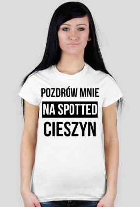 POZDRÓW MNIE / czarny napis /