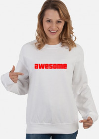 Bluza z napisem "Awesome"