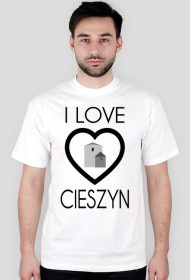 I LOVE CIESZYN / czarny napis /