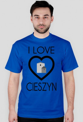 I LOVE CIESZYN / czarny napis /