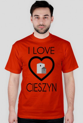 I LOVE CIESZYN / czarny napis /